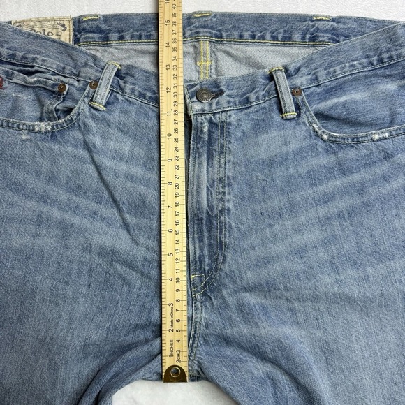 Polo Ralph Lauren Jeans Men 38x32 Med Wash Blue Thompson Relaxed RN 41381‎ - Picture 14 of 16